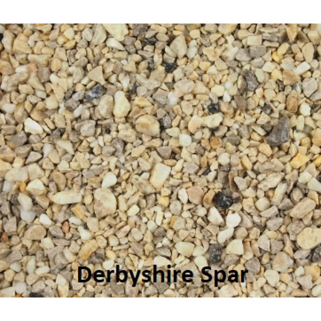 Derbyshire Spar Colour Dashing Pebbles For Exterior Render 25kg